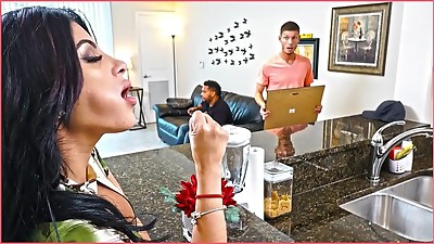 BANGBROS - Kitty Whim Gets Her Latin Meaty Donk Fucked While Her BF Is Home